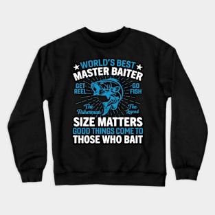 World's Best Master Baiter Crewneck Sweatshirt